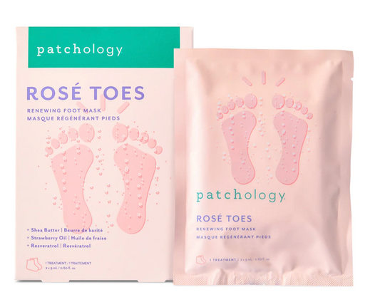 SERVE CHILLED™ ROSÉ TOES Renewing Foot Mask