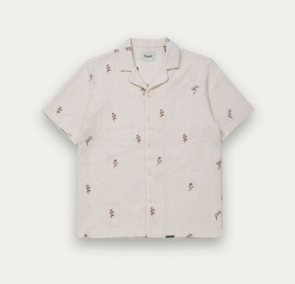 Embroidered Floral Shirt