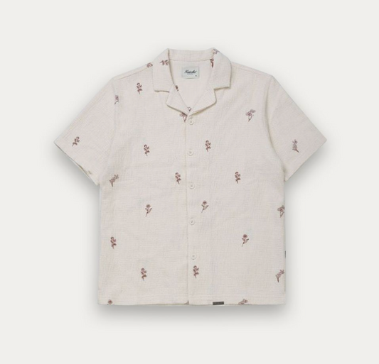 Embroidered Floral Shirt