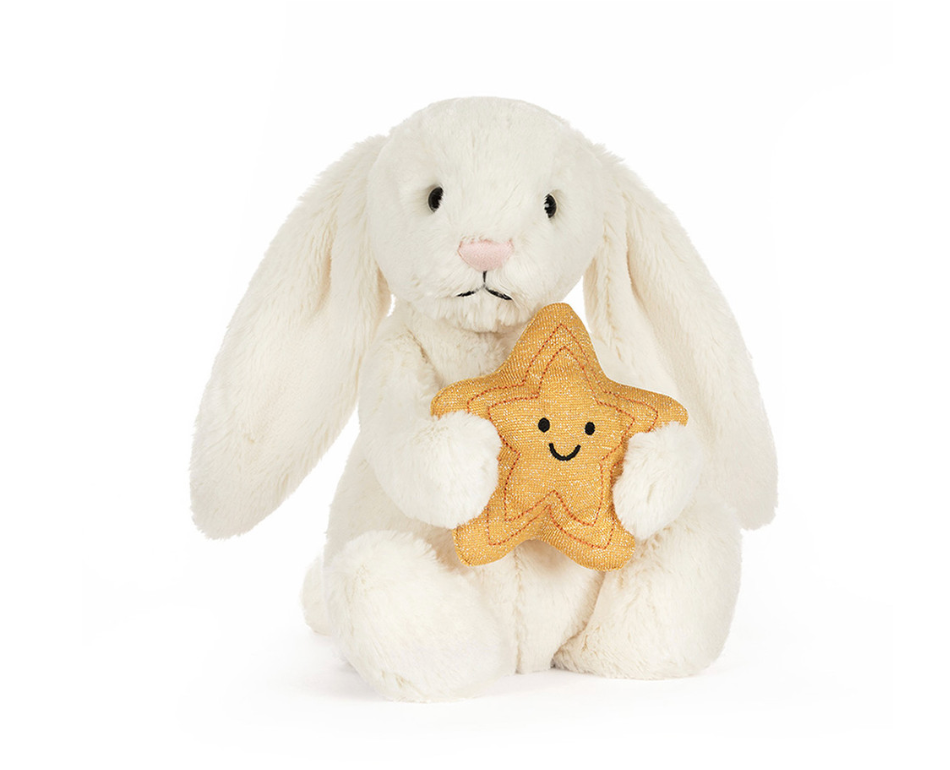 Cream Bunny with Star
