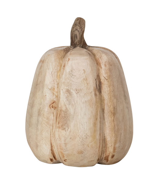 Round Carved Pumpkin