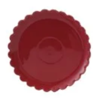 8" Scalloped Plate