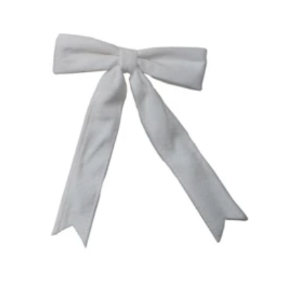 Velvet Clip-on Bow