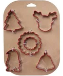 Holiday Cookie Cutter Set/6