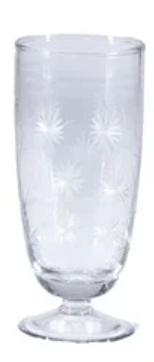 Hand Blown Stemmed Glass