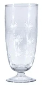 Hand Blown Stemmed Glass