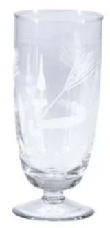 Hand Blown Stemmed Glass