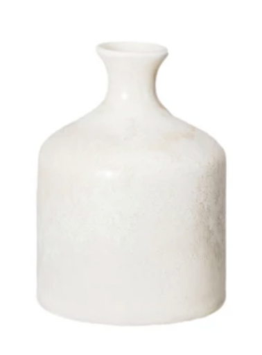 Stoneware White Vase