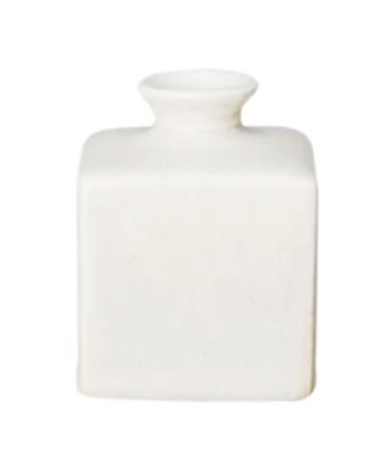 Stoneware White Vase