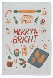 Holiday Printed Tea Towel