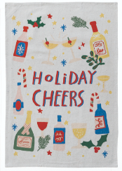 Holiday Printed Tea Towel