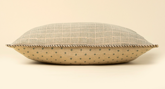 Dash & Dot Linen Pillow