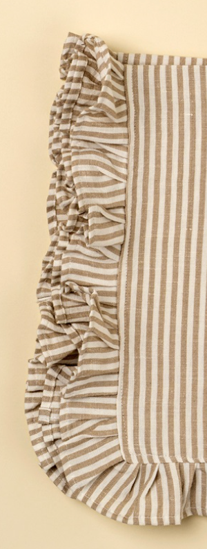 Ruffle Stripe Tea Towel