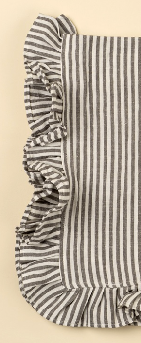 Ruffle Stripe Tea Towel
