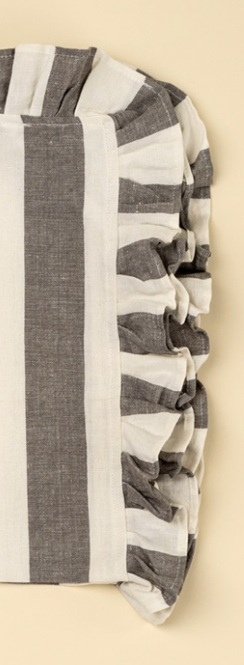 Ruffle Stripe Tea Towel