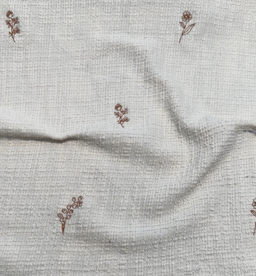 Embroidered Floral Shirt
