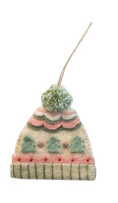 Wool Felt Hat Ornament