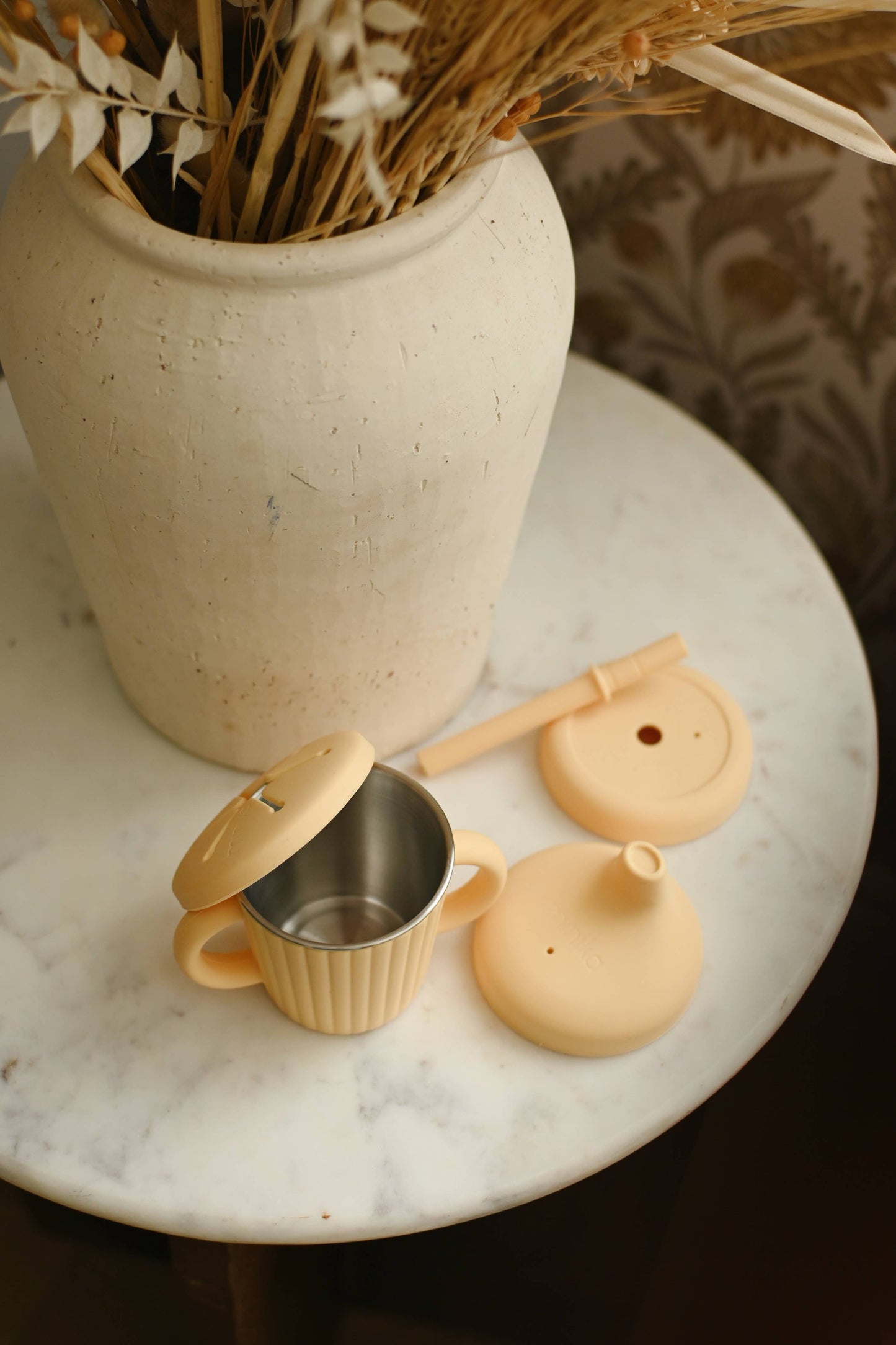 Stainless & Silicone 3-in-1 cup - Sage