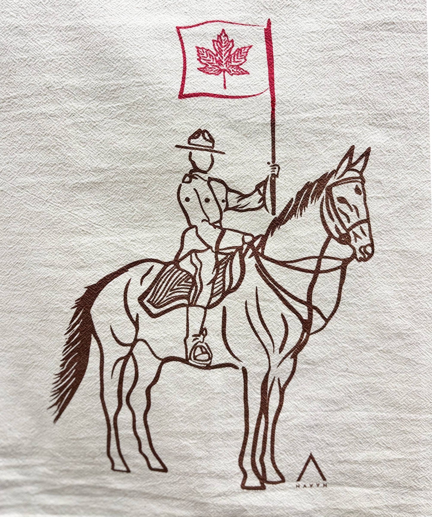 RCMP Organic Tea Towel