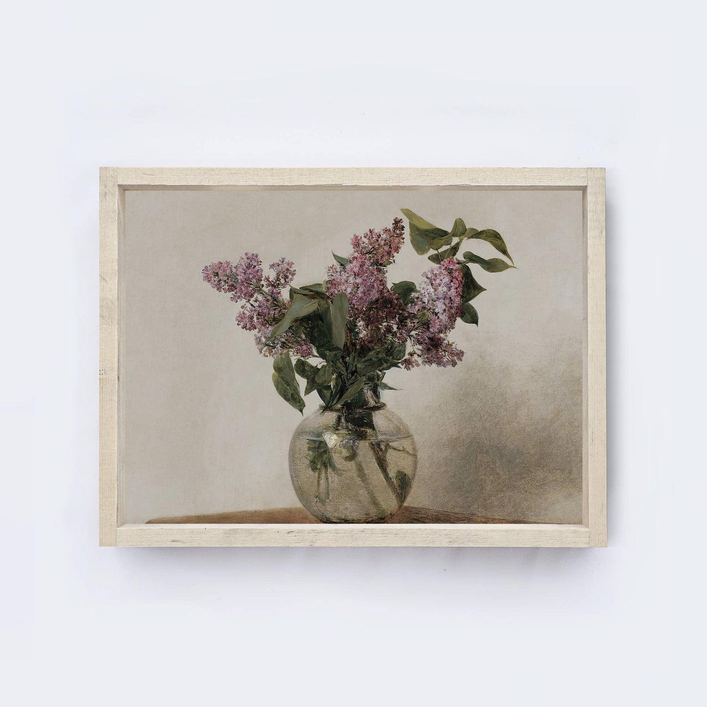 Vintage Lilac Painting