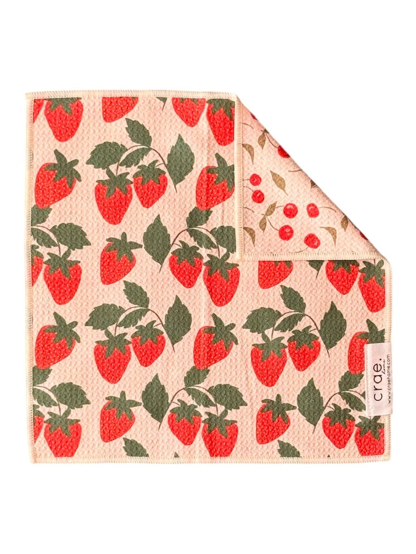 Berries & Cherries Dishcloth