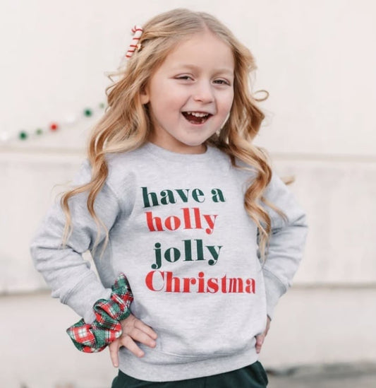 Holly Jolly Christmas Grey 2T