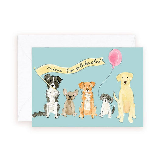 Birthday Dog Pawty Enclosure MIni Card