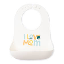 I Love Mom Bib