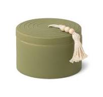 Cypress & Fir Green Tassel Candle