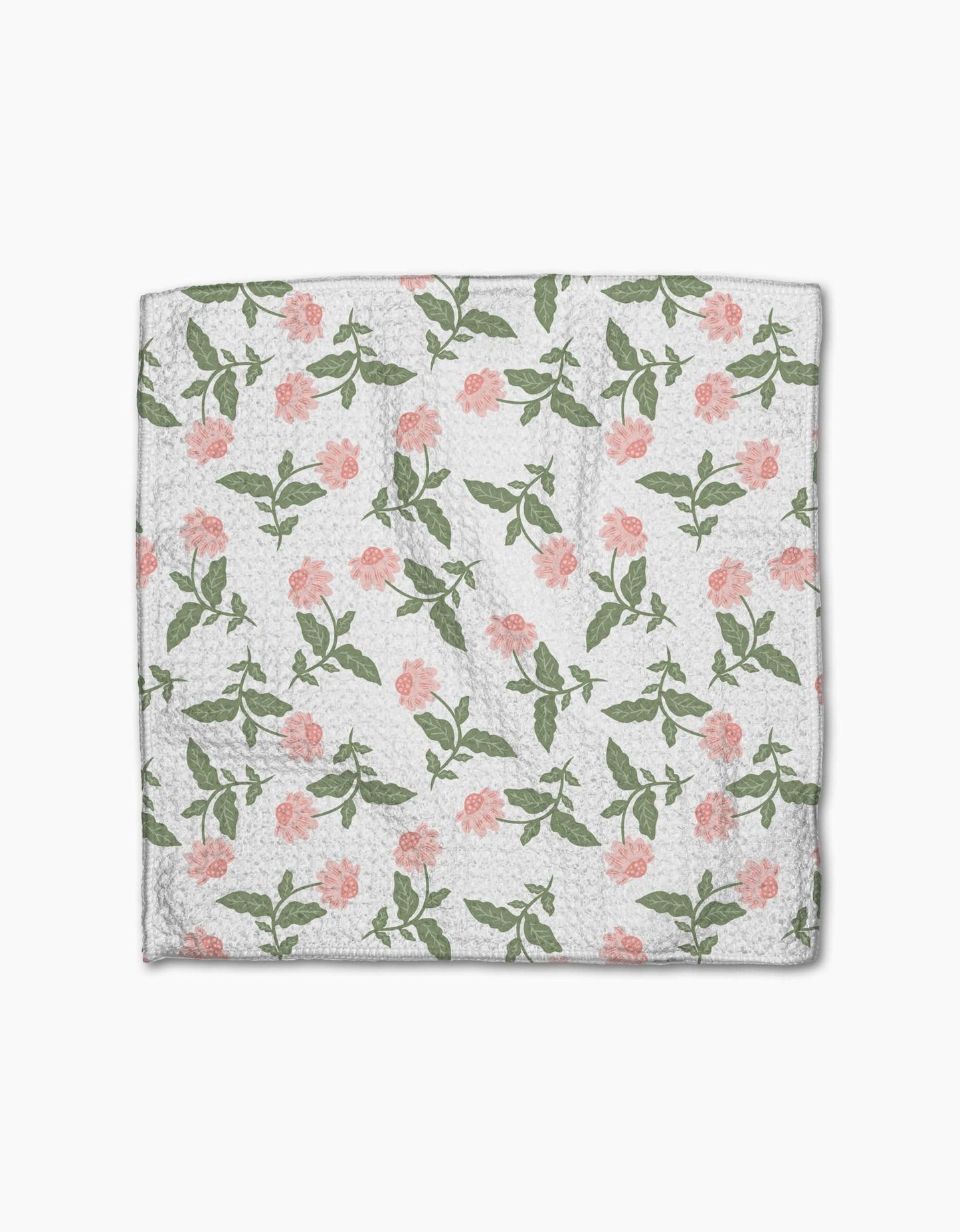 Wildflower Vine Blush Dishcloth