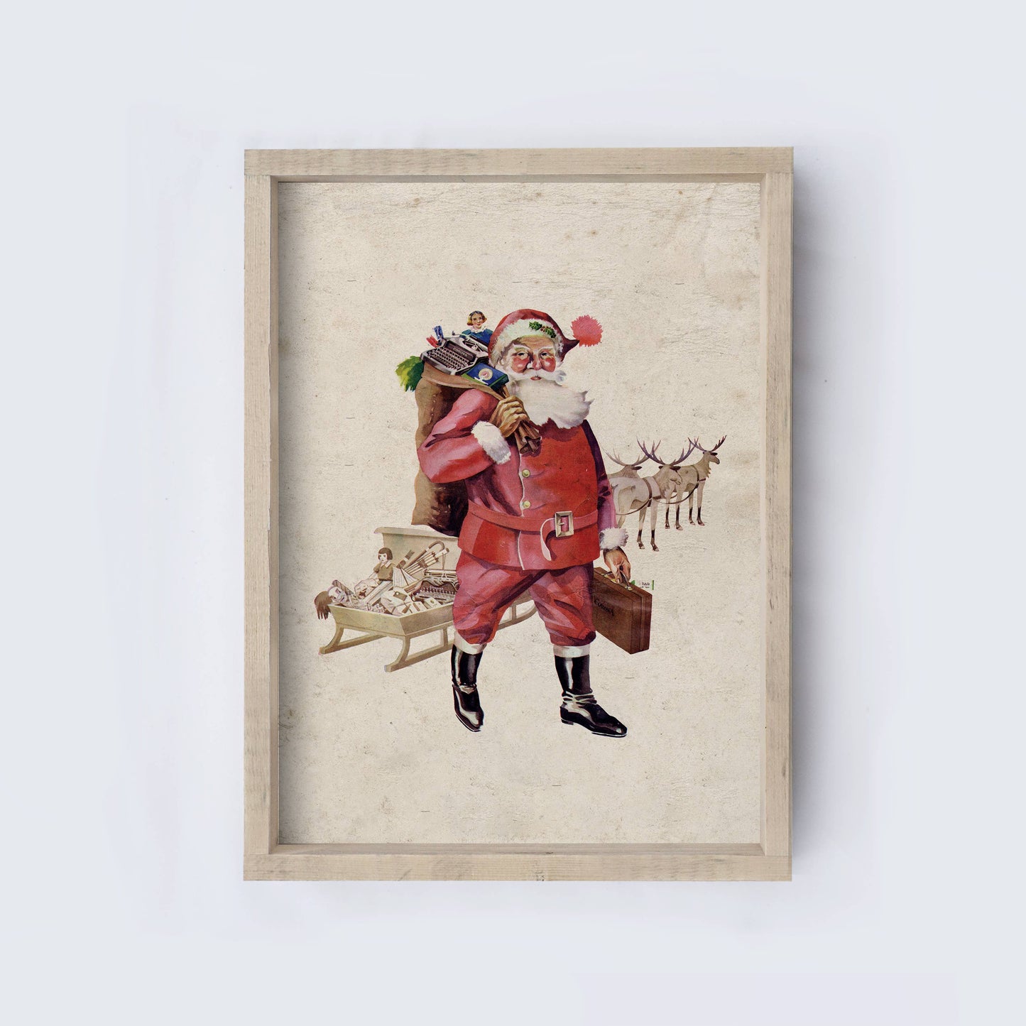 Santa Claus Christmas Print