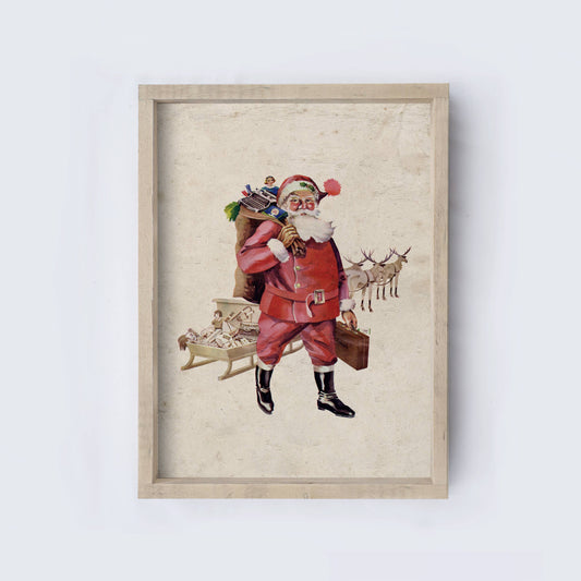 Santa Claus Christmas Print
