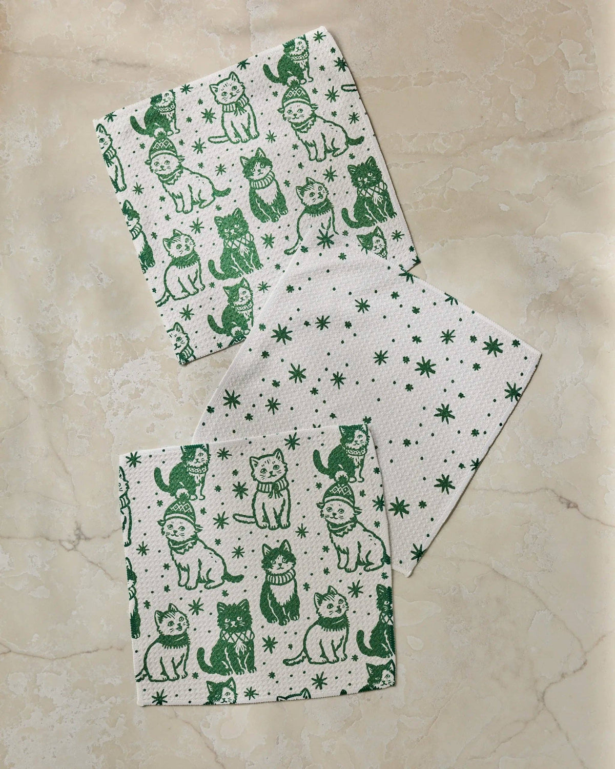 Cozy Kittens Dishcloth