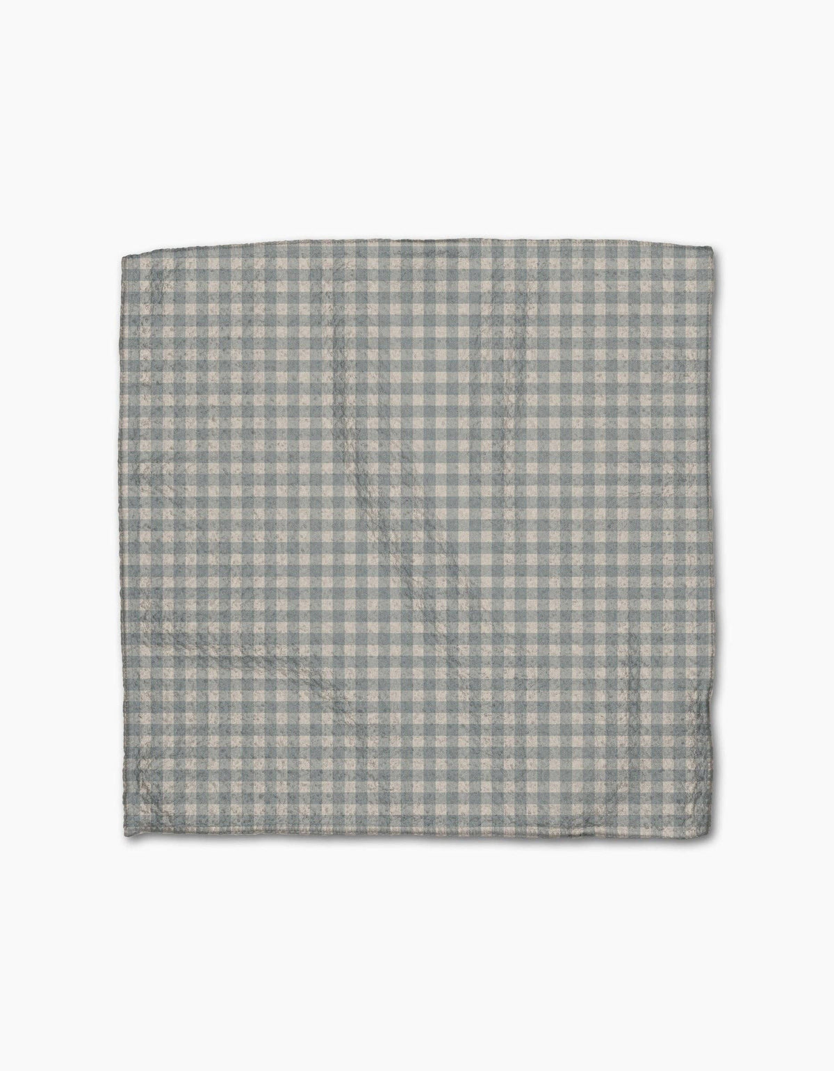 Tidepool Check Dishcloth
