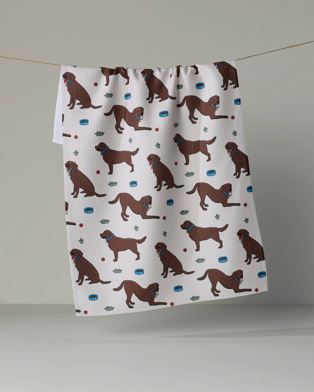 Lab Pals Tea Towel