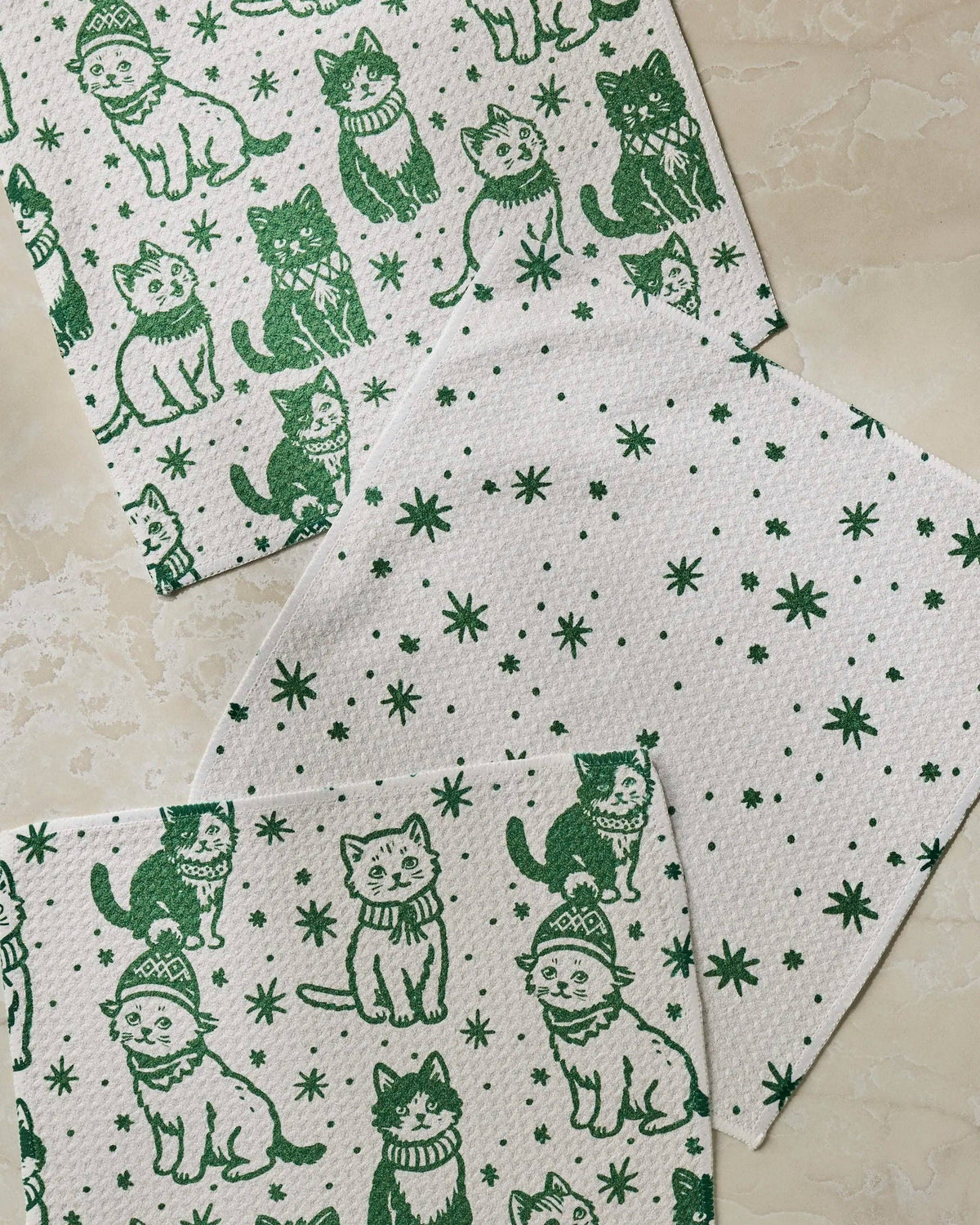 Cozy Kittens Dishcloth