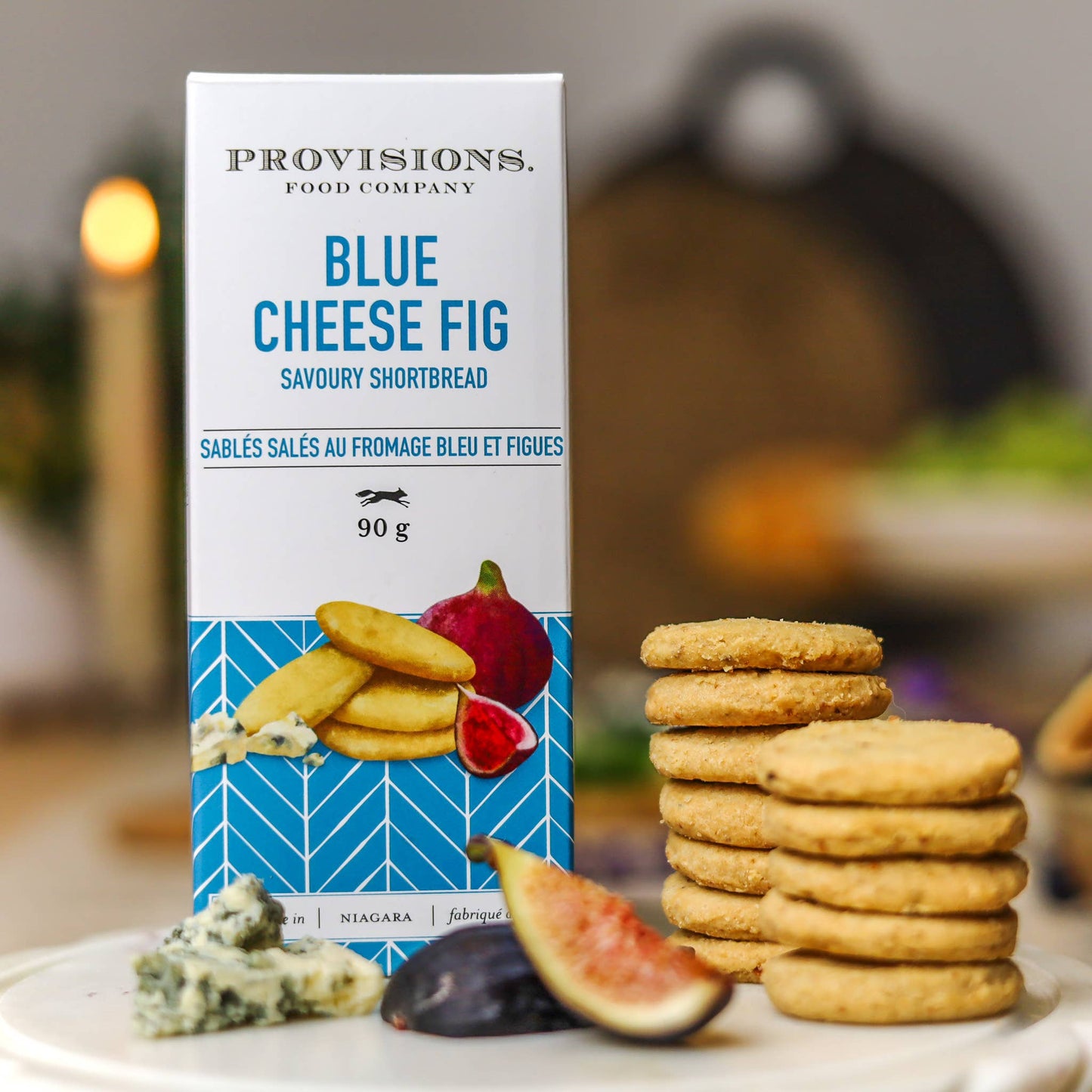 Blue Cheese & Fig Shortbread