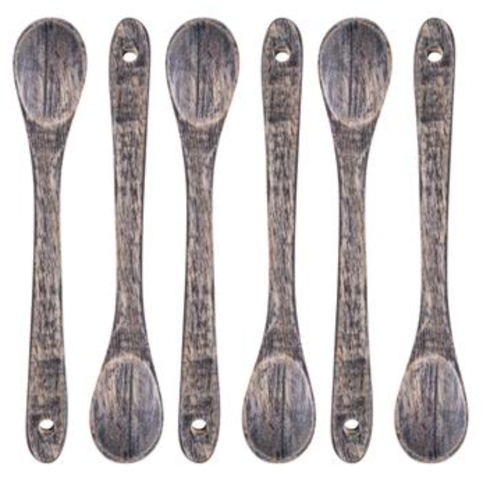 Gray Wood Spoon