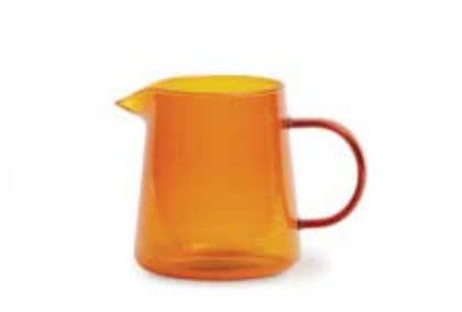 Petite Glass Pitcher - Amber