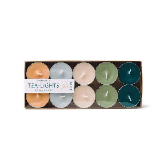 Colored Tea Lights Fall