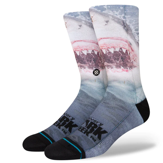 Pearly Whites Crew Sock Blue