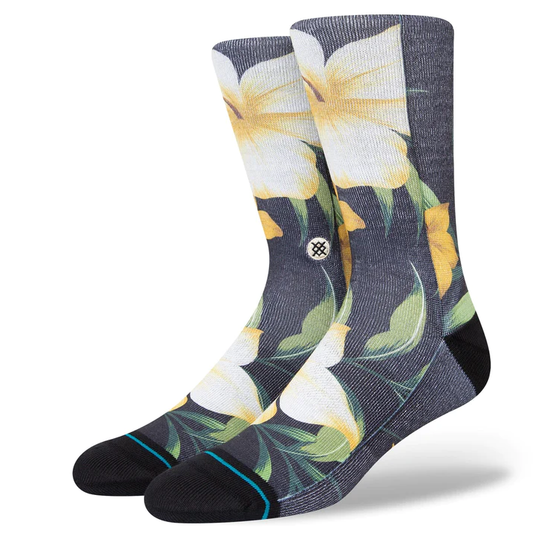 Rivi Tropics Crew Sock Black