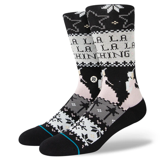 Office Princess Crew Sock Black