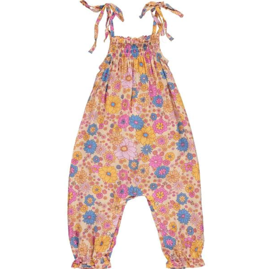 Vivi Romper Peach Floral