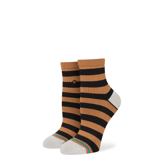 Anything Quarter Socks Blk/Brown