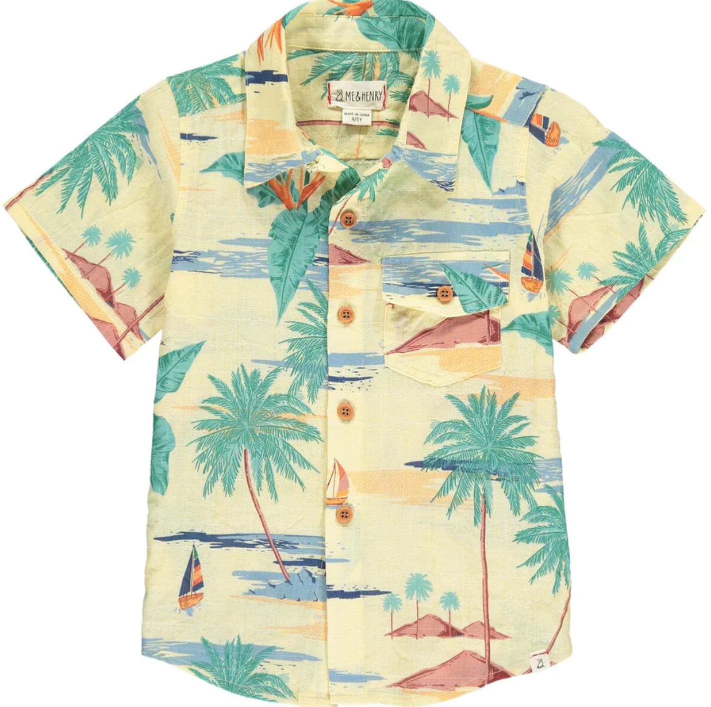 Aloha Woven Hawaii Baby Shirt