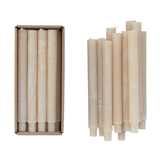 Boxed Taper Candles-Cream