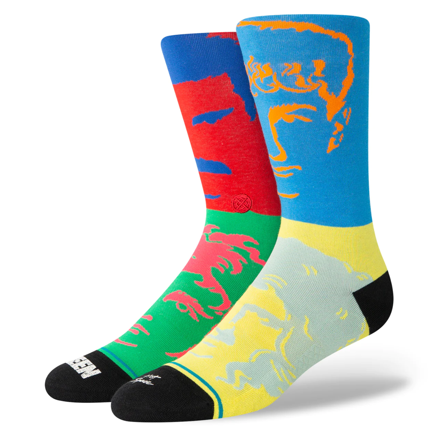 Queen Hot Space Crew Socks Multi