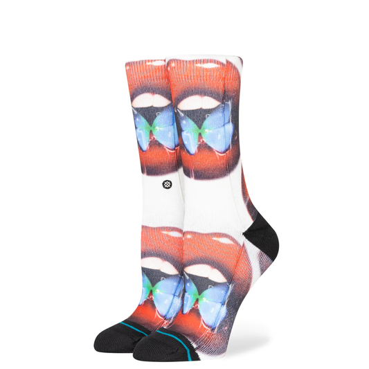 Swallow Crew Socks Off White