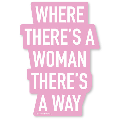 Sticker - Woman Way